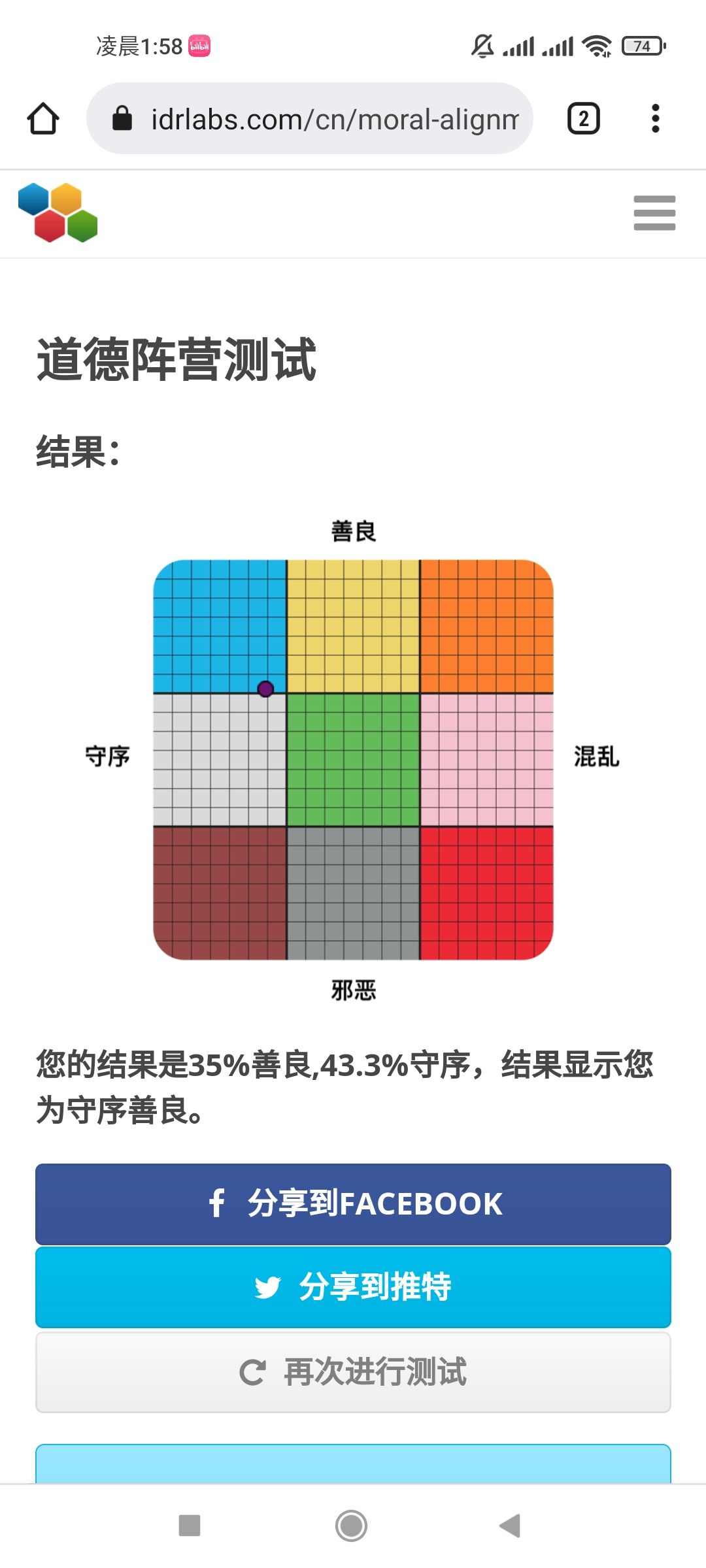 道德陣營測驗- 話題筆記列表- QooApp