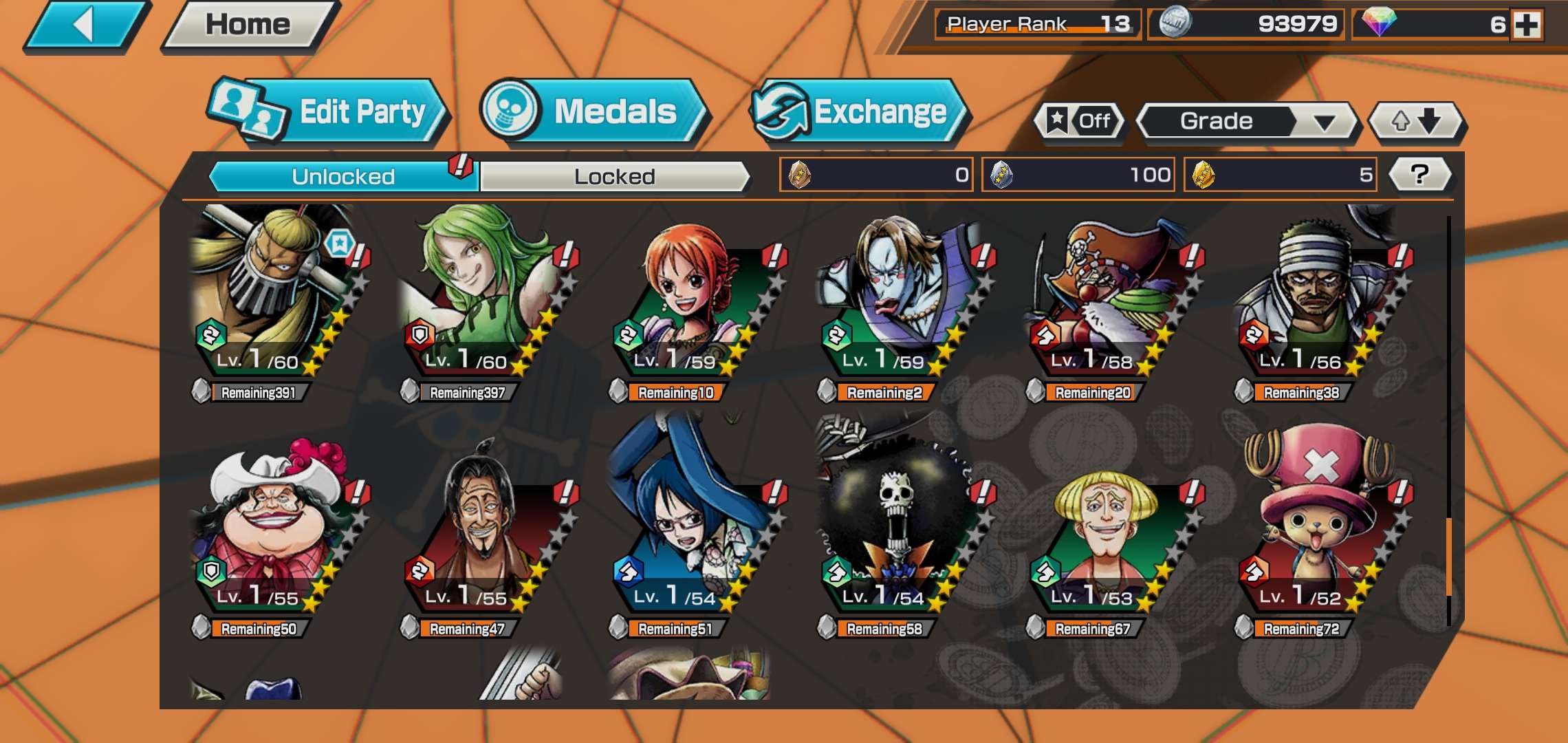 DOAÇÃO!!!! ONE PIECE Bounty Rush Japanese QooApp User Notes