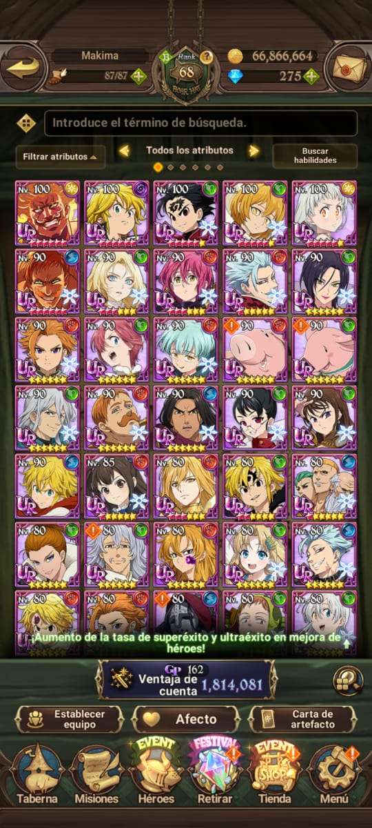 #2307641 - The Seven Deadly Sins: Grand Cross | Global - QooApp User Notes