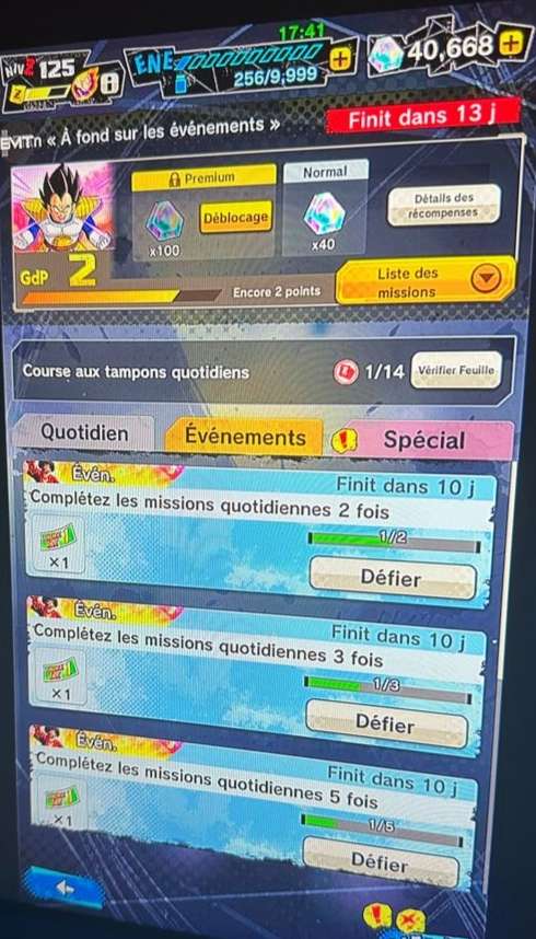 Compte Avancé Dragon Ball Legends – Android – Jeu BANDAI NAMCO (État Comme Neuf)